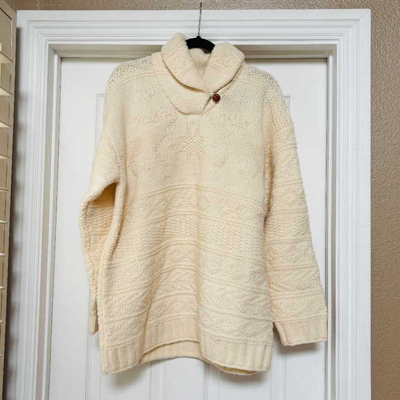 Lauren Ralph Lauren Vintage Hand-Knit Wool Sweater - Picture 1 of 8